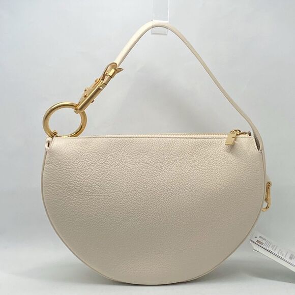 Burberry Ivory Leather Knight Arc Handbag - Picture 2 of 12